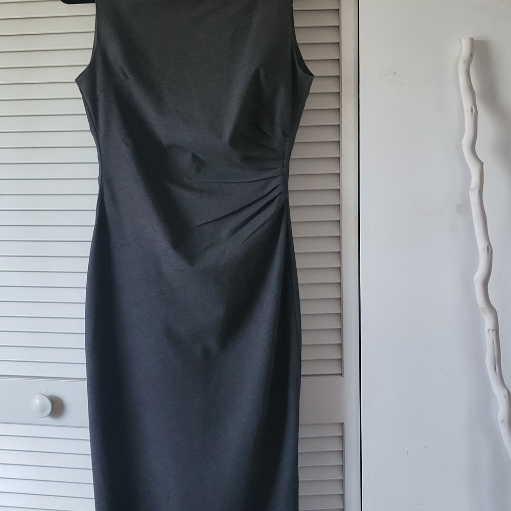 Gray Sheath Dress - French Size 41- Size 6 American